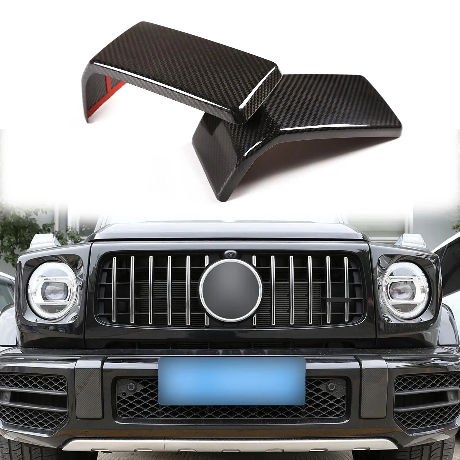 Carbon Fiber Rear Bumper Cover Trim For Mercedes Benz G Class W464 G63 2019-2021