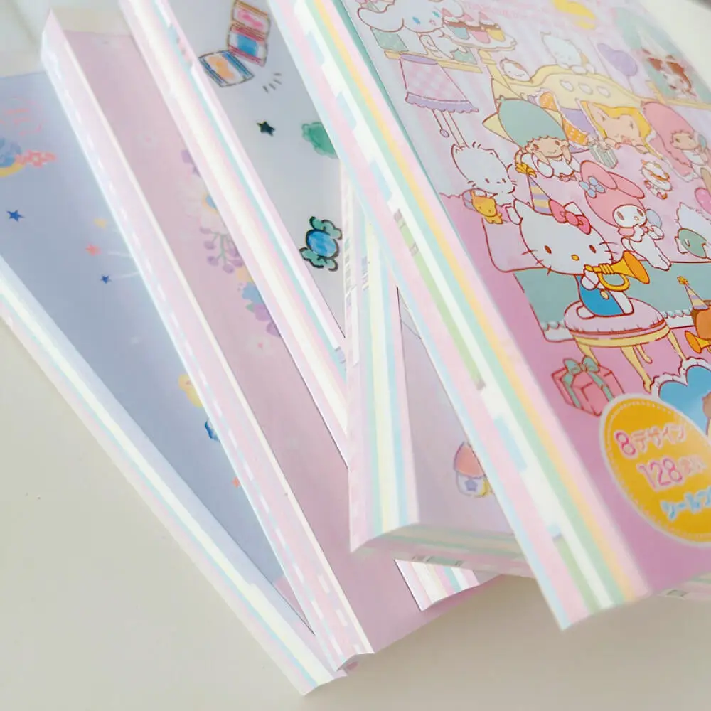 سانريو الكرتون دفتر كورومي ميلودي سينامورول المفكرة الكتب مذكرة الوسادة الحلو المحمولة اليد حساب كتاب اللون الصفحة الداخلية #6
