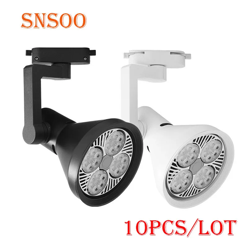 

Led Track Light E27 Replaceable Bulb PA30 Rail Spot Lights 45W Spotlight for Ceiling Clothing Shop Store Home 220V Show room