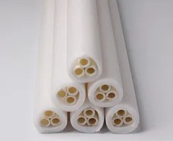 99% Alumina Tube Ceramic Tube / Ceramic Pipe