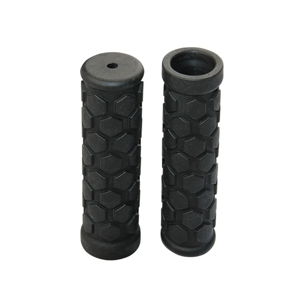 Bicycle Bike Handle Handlebar 22mm Anti Slip Rubber Grip Bicycle Handle Handlebar Black Comfortable Rubber Transparent