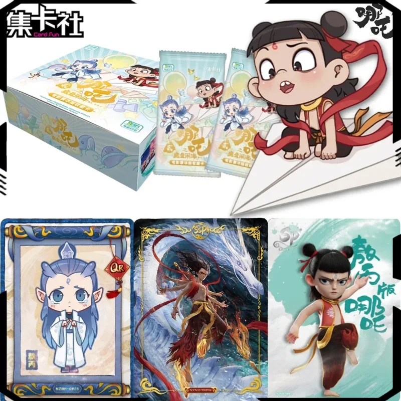 

Card.Fun официальная коллекция коллекционных карточек аниме Nezha с персонажем Aobing, китайские фильмы, флэш-карты, подарок для фанатов, коллекционеров