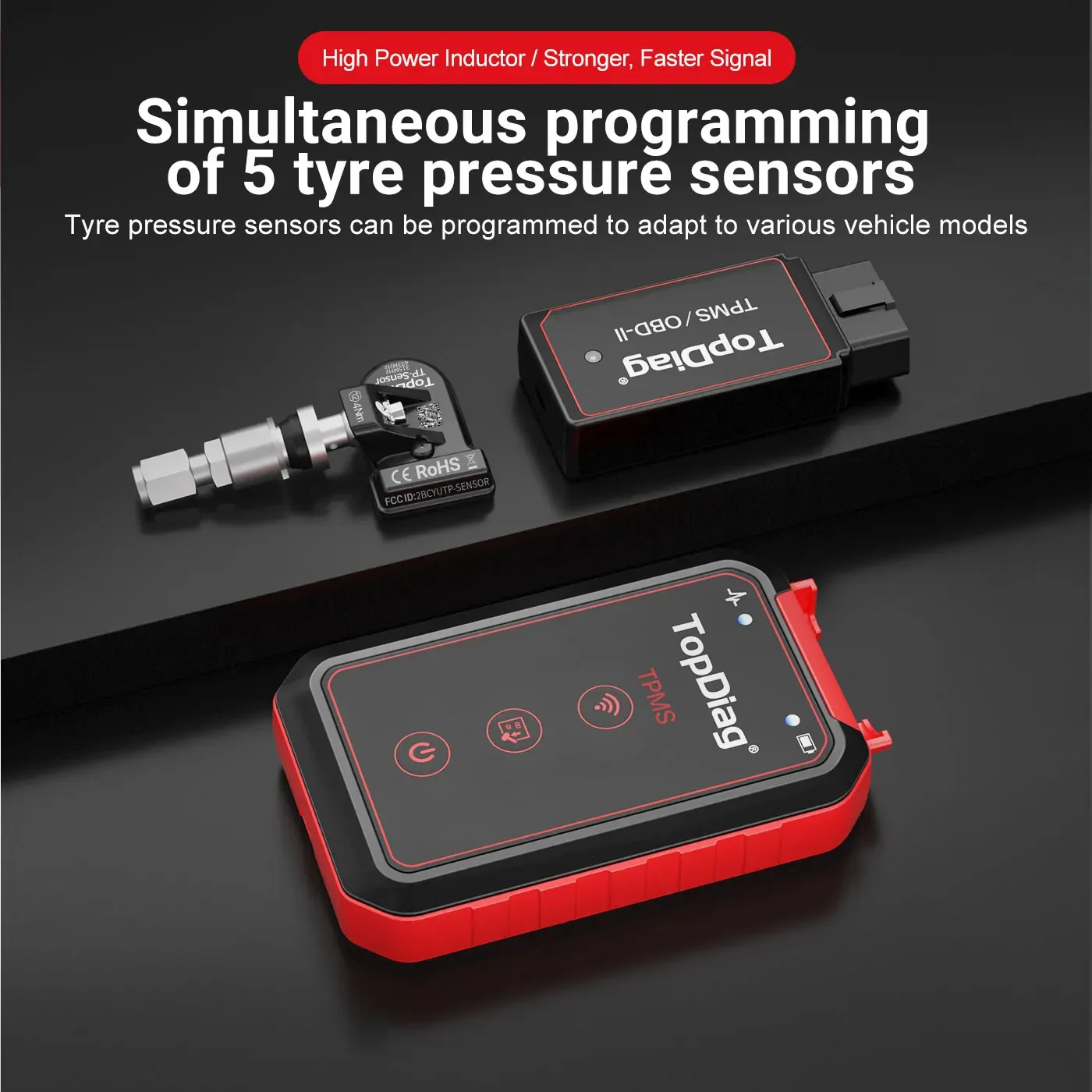 

A+ JDIAG PS001 tire pressure Matching instrument TPMS 2 in 1 433MHz 315MHZ OE Universal Activate Programming can pk foxwell t10