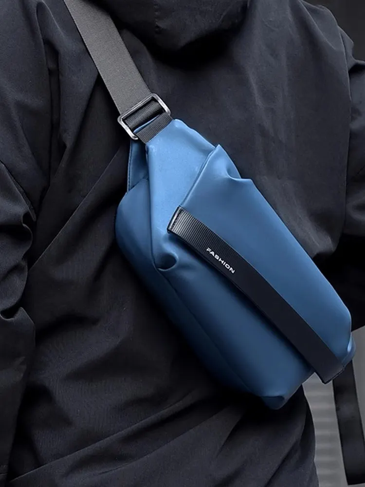 

Men's Faion Sports Chest Bag Crossbody Leisure Commuting Waist Bag Single oulder Bag Cycling Bapa Ox Cloth Material