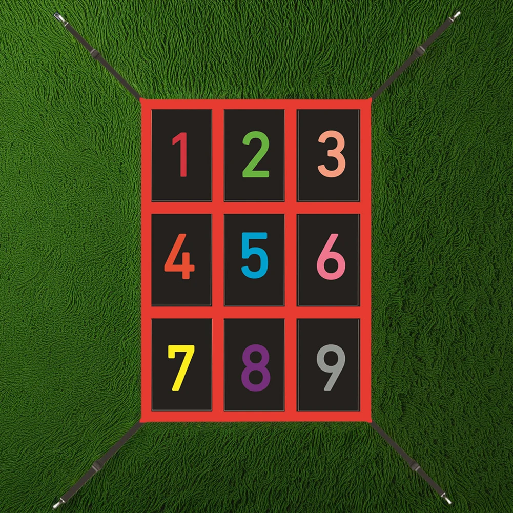 شبكة ممارسة البيسبول مع منطقة الإضراب الإضافية، شبكة الضرب الهدف، شبكة البيسبول الخلفية لضرب الرمي والالتقاط #4