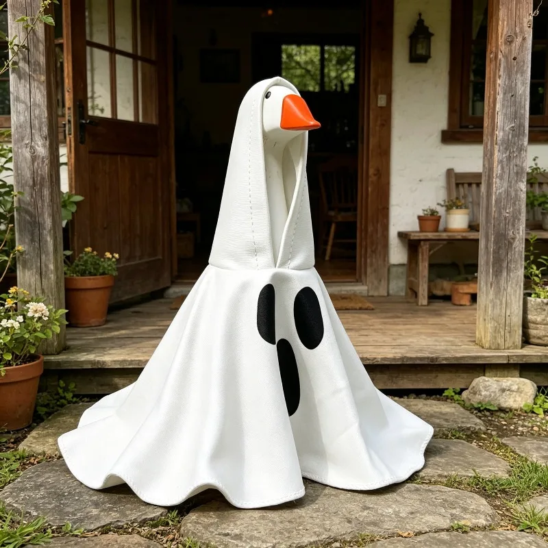 New Halloween Goose Statue Creative Dress Up New Props Party Photo Booth Props Halloween 7-inch Goose Costume