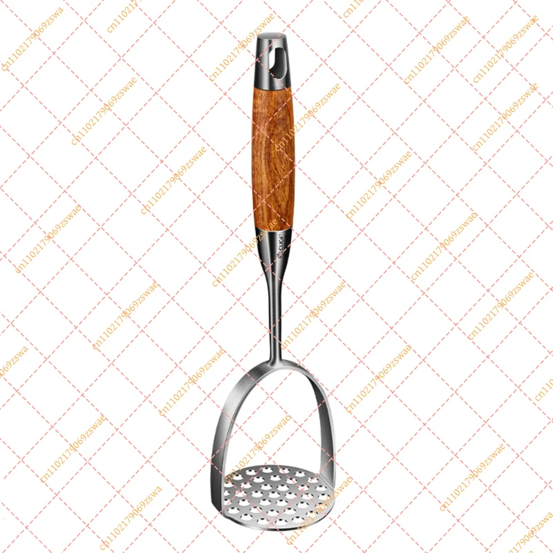Stainless Steel Potato Masher & Ricer, Multi-Purpose Kitchen Tool for Baby Food, Fruit & Veggies