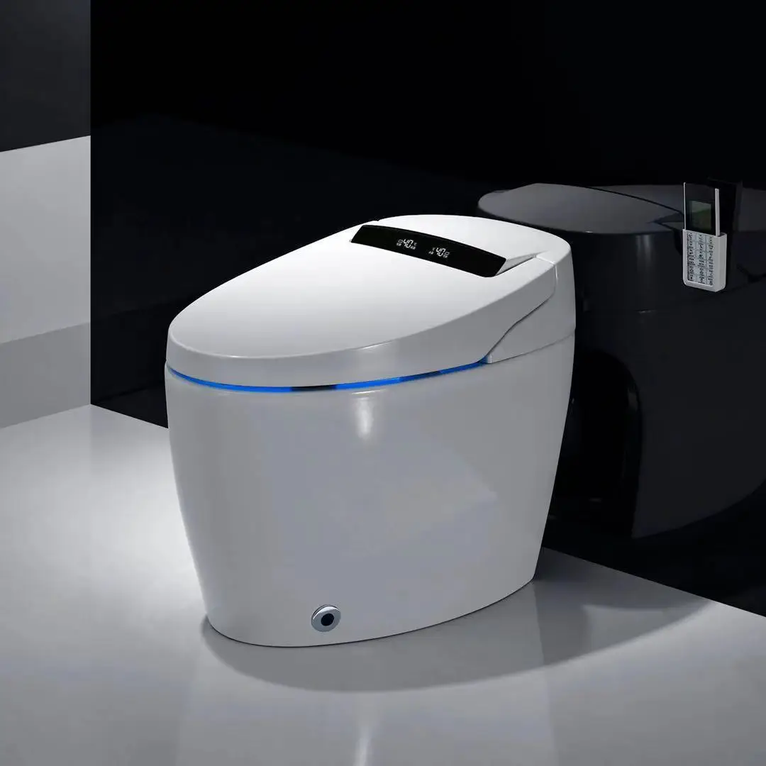 Smart Toilet,Built-in water tank ,Luxury Automatic Flush Intelligent Bowls ,sturdy and durab Wc with Remote Control, home hotel