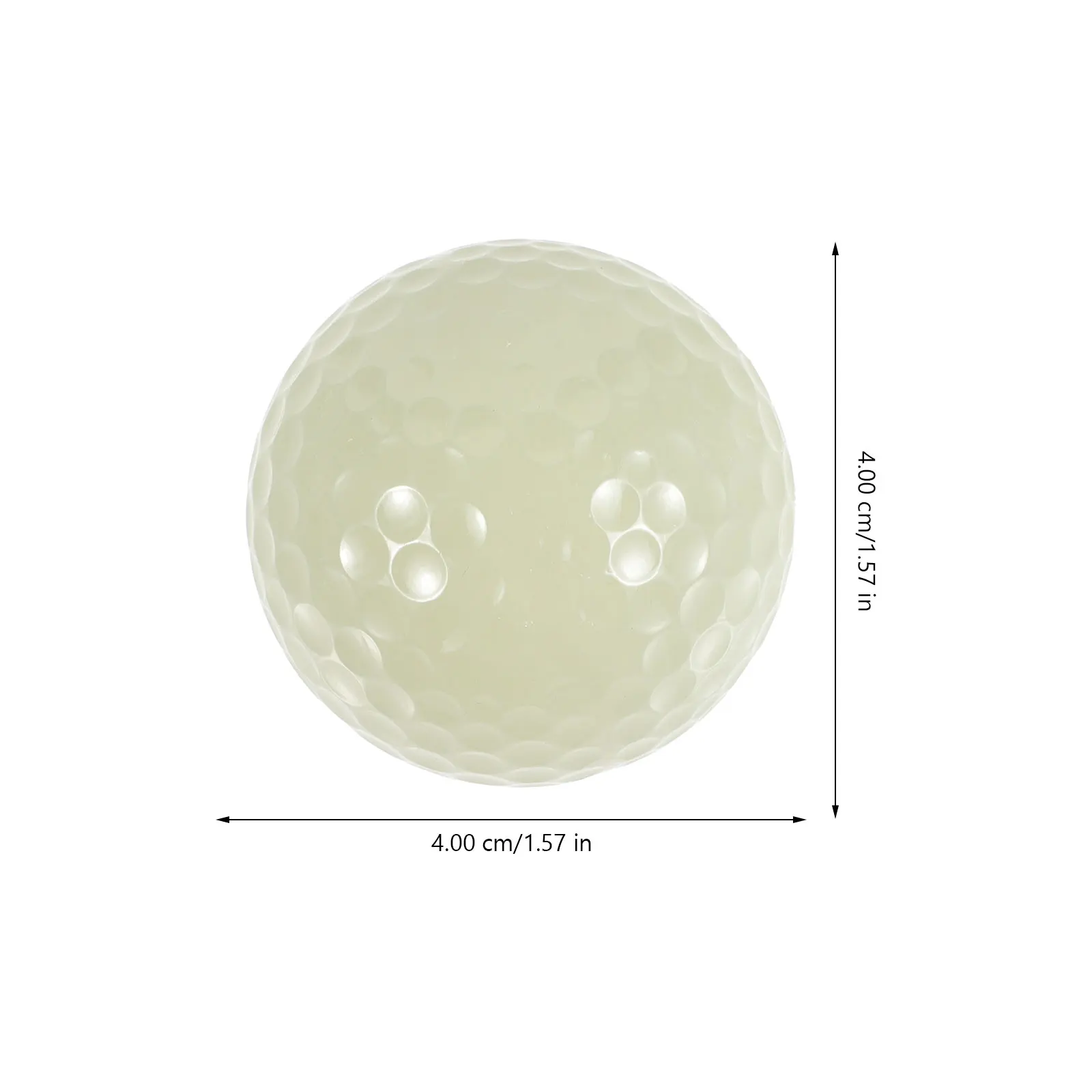 

4pcs Night Glow Golf Balls Durable Rubber Luminous Absorb Light Daytime Stylish Long Lasting Training Accessories Golfing
