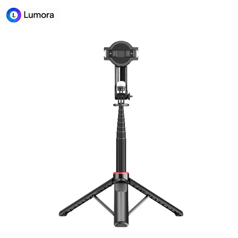 1300mm Magnetic Selfie Stick Tripod for iPhone Magsafe,Hidden Clamp & 1/4