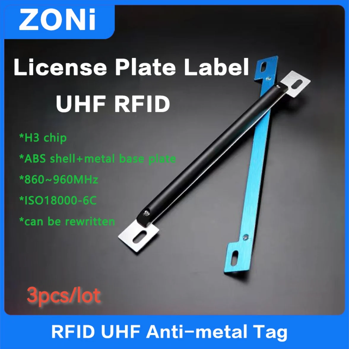 

RFID UHF номерной знак, электронная бирка на большие расстояния, управление транспортными средствами, EPC, класс 1 Gen 2, 18000-6C, 860-960 МГц, 3 шт.