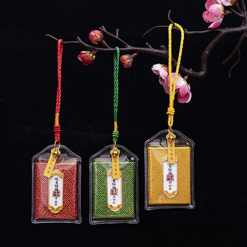 Buddhism Monastery Temple Guan Yin Buddha Efficacious Amulet Pendant Bless Family Safety Health Good Luck Career