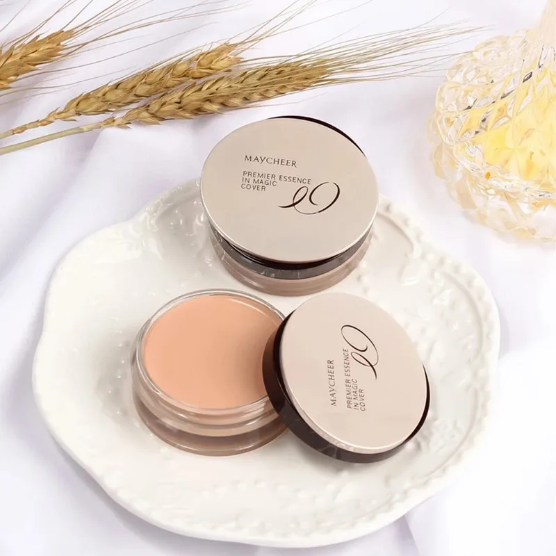 4 Kleuren Volledige Dekking Magie Crème Concealer Palet Waterdicht Olie-Control Verbazingwekkende Volledige Cover Gezicht Base Foundation Make-Up