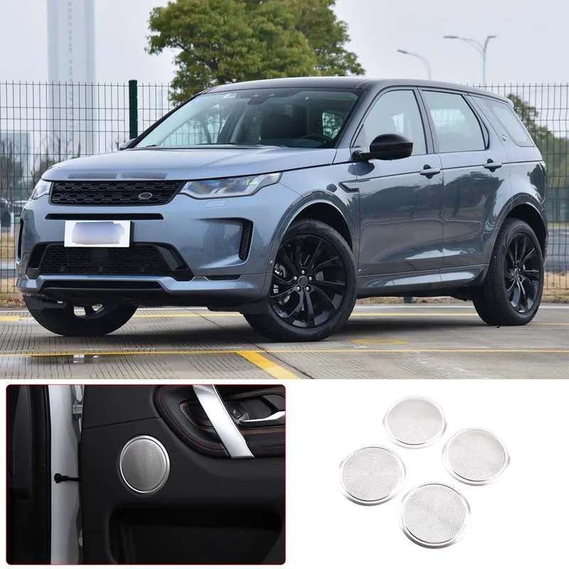 For Land Rover Discovery Sport L550 2020-2026 Aluminum alloy Car Door Audio Speaker Cover Trim Sticker Accessories