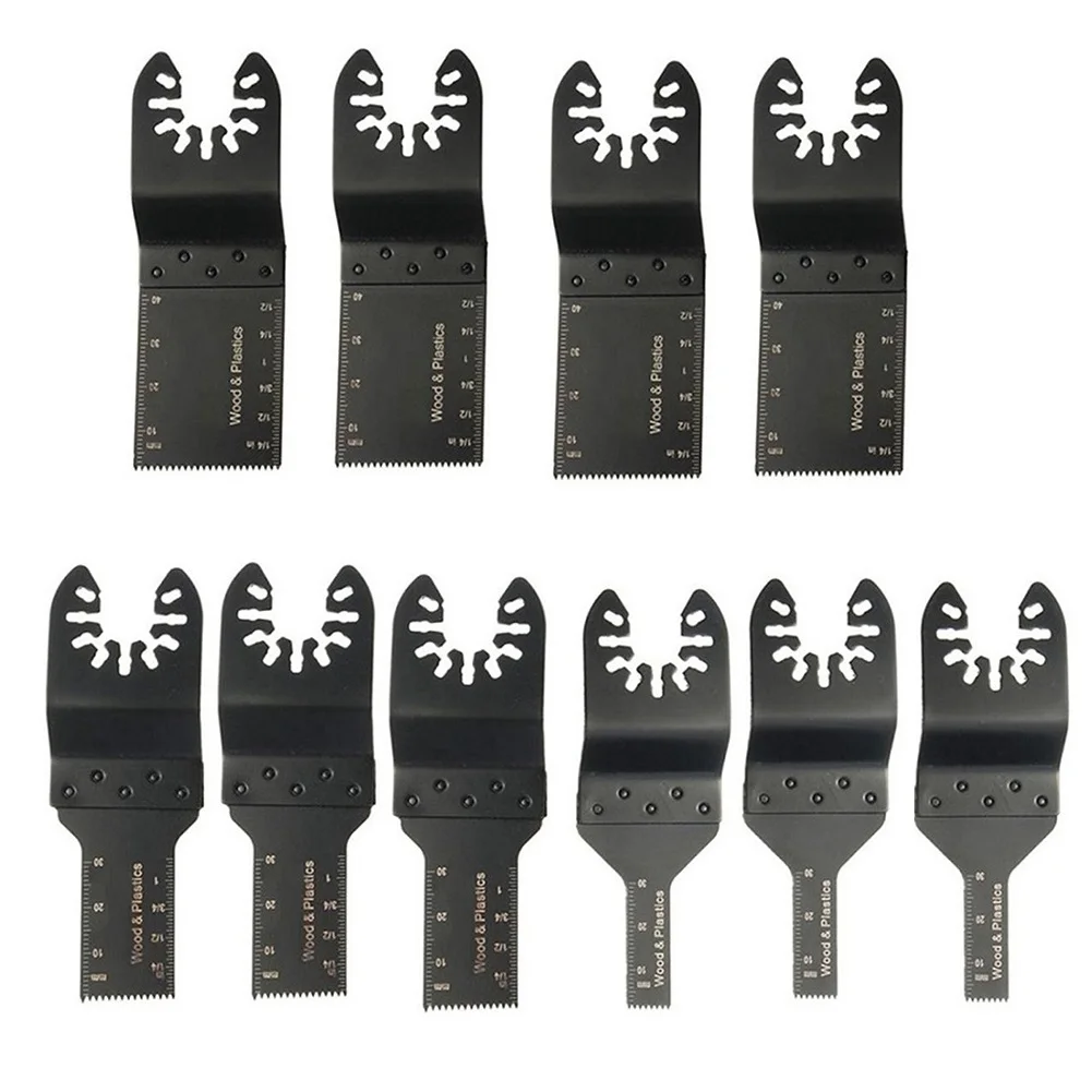 10PCS Oscillating Multi Tool Set 10mm 20mm 34mm Circular Saw Blade Cutting For Wood Plastic Cutting