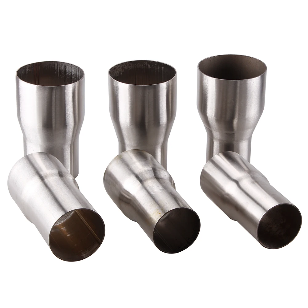 51mm 63mm 57mm 76mm Universal Stainless Steel Car Exhaust Reducer Connector Pipe Tube Adapter Intake Pipe Connection Joint