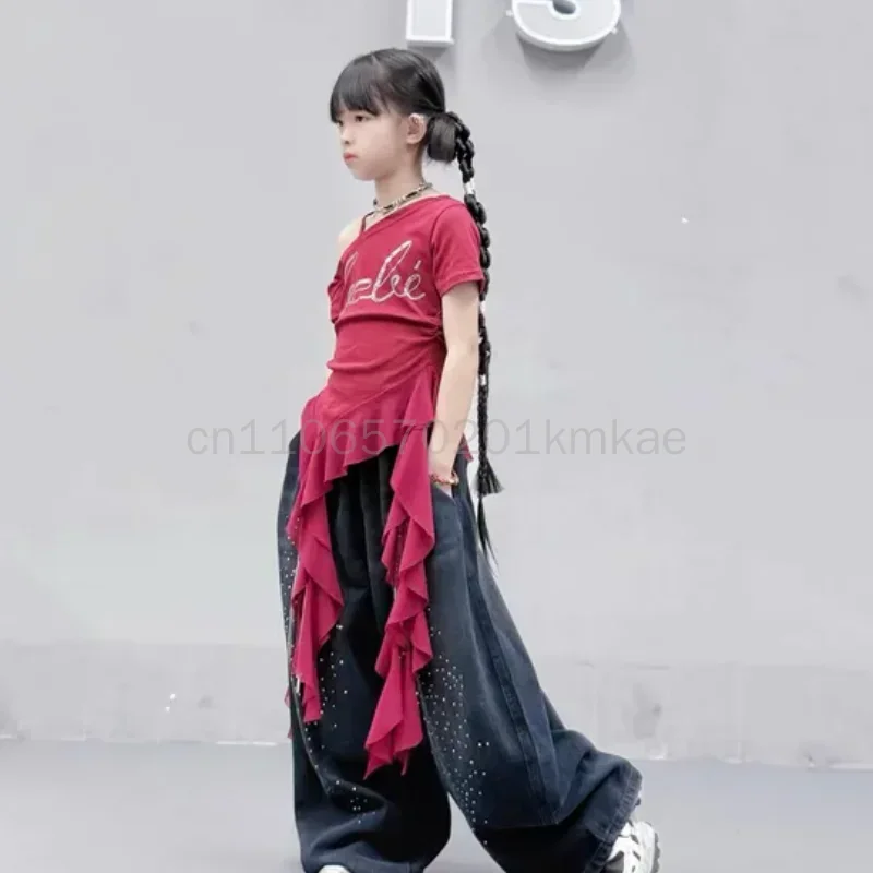 conjunto-de-ropa-de-estilo-coreano-para-danza-callejera-de-jazz-top-holgado-y-fluido-pantalones-largos-de-mezclilla-conjunto-transpirable-de-ropa-urbana-para-actuaciones-en-escenario