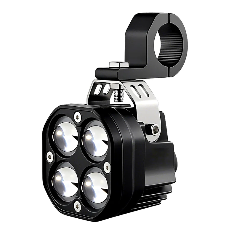 AliExpress APMATAUTO Motorcycle Headlights LED Flicker Lamps Driving Spotlight Indicators High Low Beam Lights For Dirt Bike Trucks SUV UTV ATV Auto