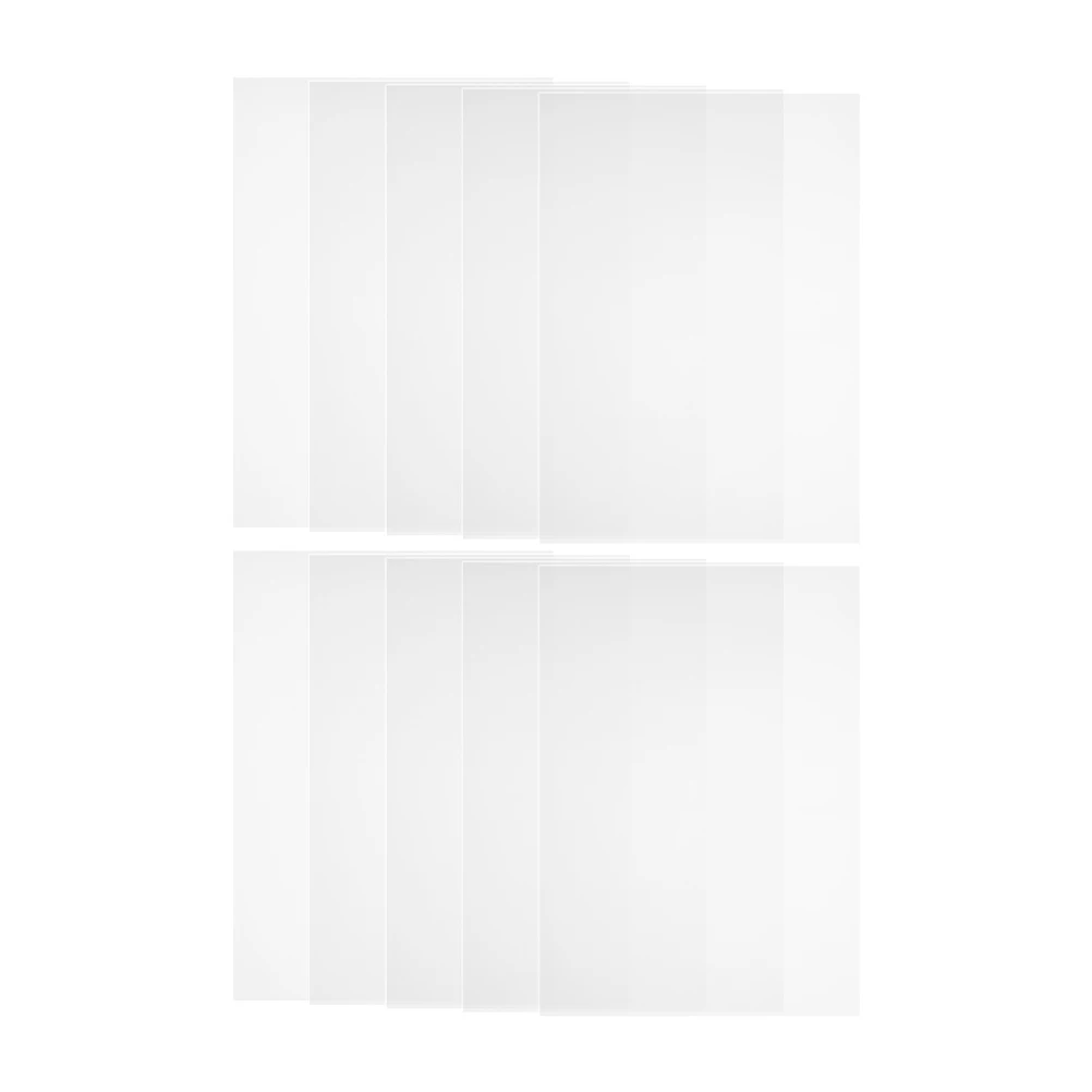 

10 pcs Transparent Plastic Sheet Clear Panel Picture Frame Chalk Board for DIY Craft Photo Frame Display Artwork