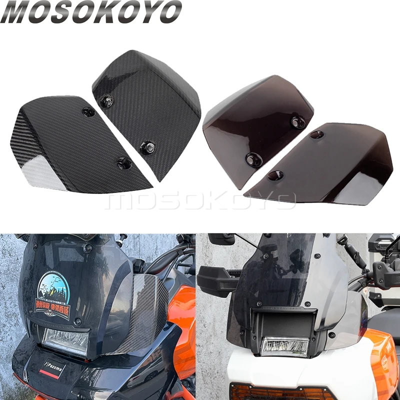 Motorcycle Side Widen Windshield For Pan America 1250 S RA1250 RA1250S PanAmerica 1250 CVO Windscreen Shield RA 1250S 2021-2024