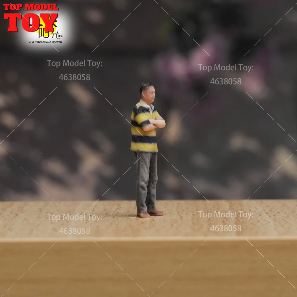 1/64 1/87 1/43 1/24 1/18 مقياس رجل منتصف العمر الترفيه عادية ثلاثية الأبعاد طباعة الذكور المشهد الدعائم أرقام نموذج للسيارات المركبات لعبة