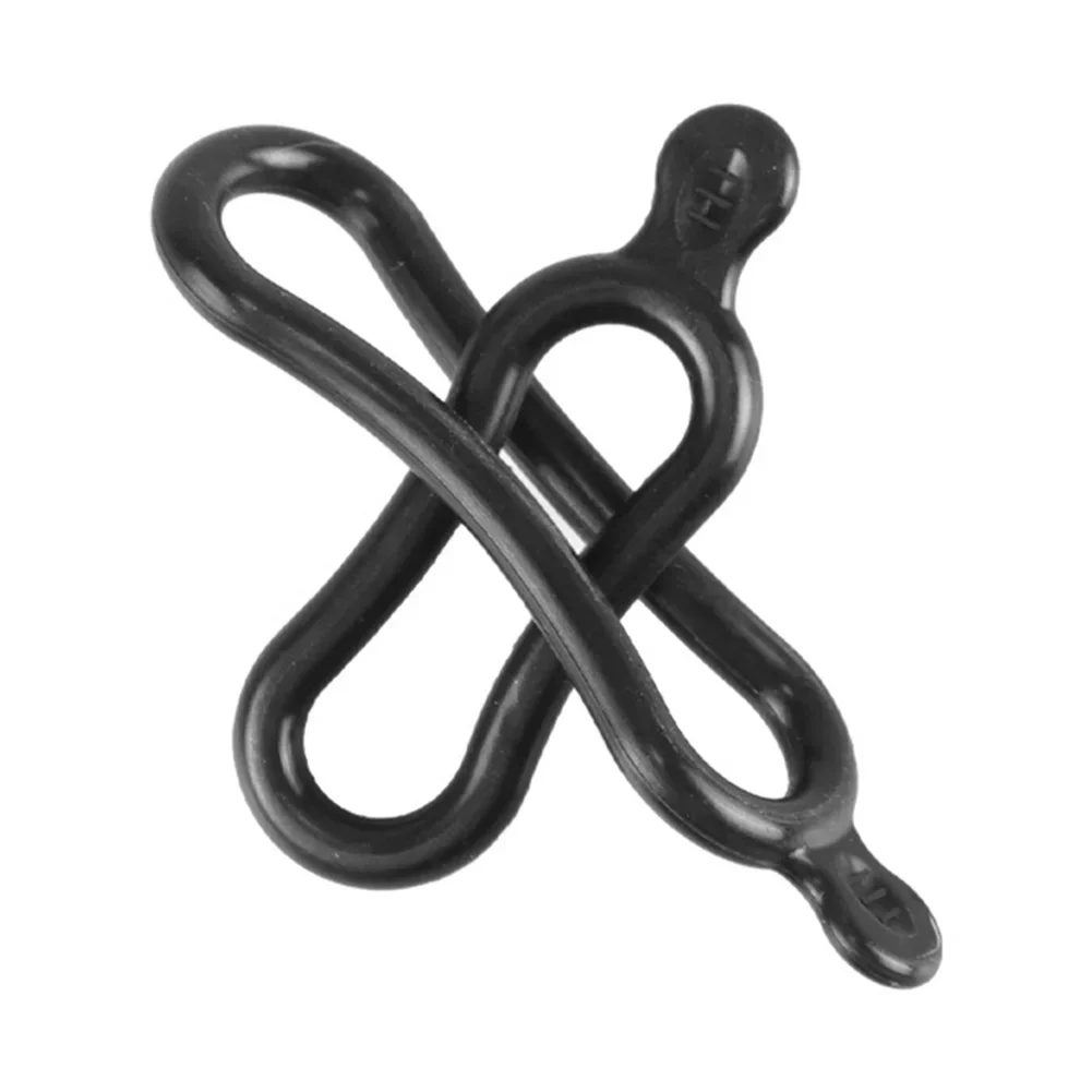 4/6/10Pcs Bicycle Cycling Silicone Elastic Strap Bandage Light Lamp Mount Holder Tail Light Fixing Rubber Band bike accessories