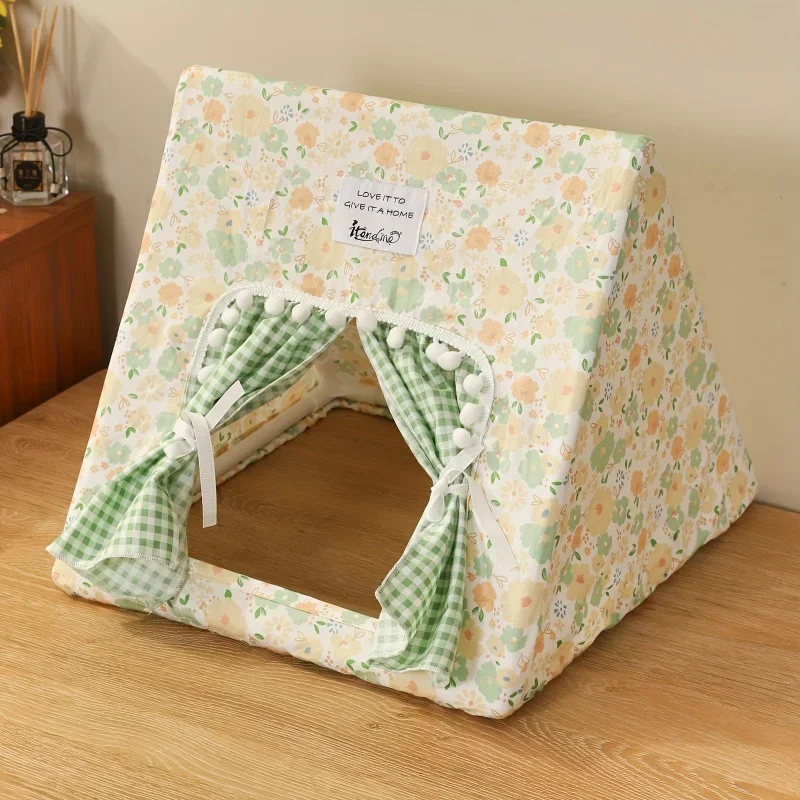 Cozy Polyester Pet Tent For Guinea Pigs & Rabbits - Itandme Small Animal Hideaway With Soft Cushioning