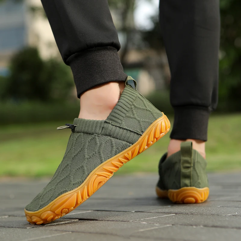 Waterproof barefoot hiking Men shoes Breathable Women Sneakers Non-slip Wear-resistant Couple Outdoor Work Shoes Walking Shoes