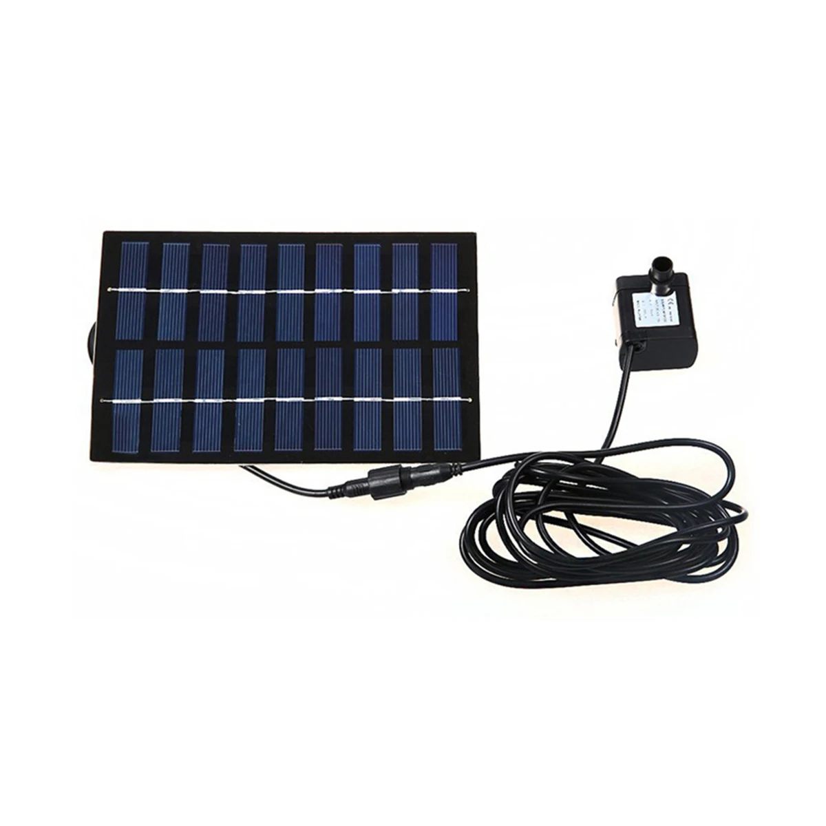 

1,8 Вт фонтанный насос на солнечной энергии, уличный погружной солнечный насос для пруда для сада, бассейна, аквариума, ванны для птиц, 200 л/70 см