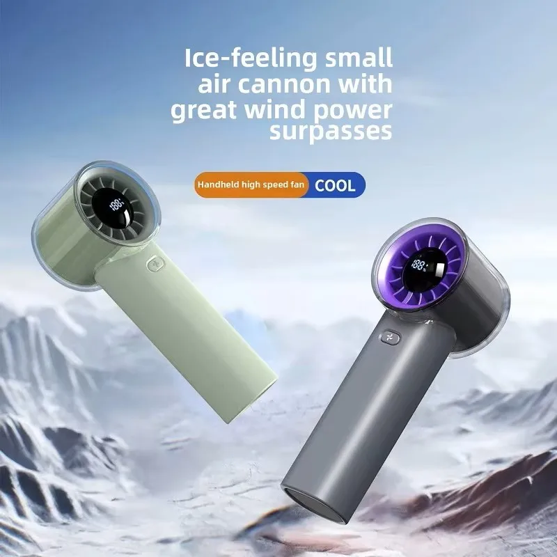 

Портативный мини-вентилятор USB для улицы, офиса, общежития, с цифровым дисплеем, настольный, компактный