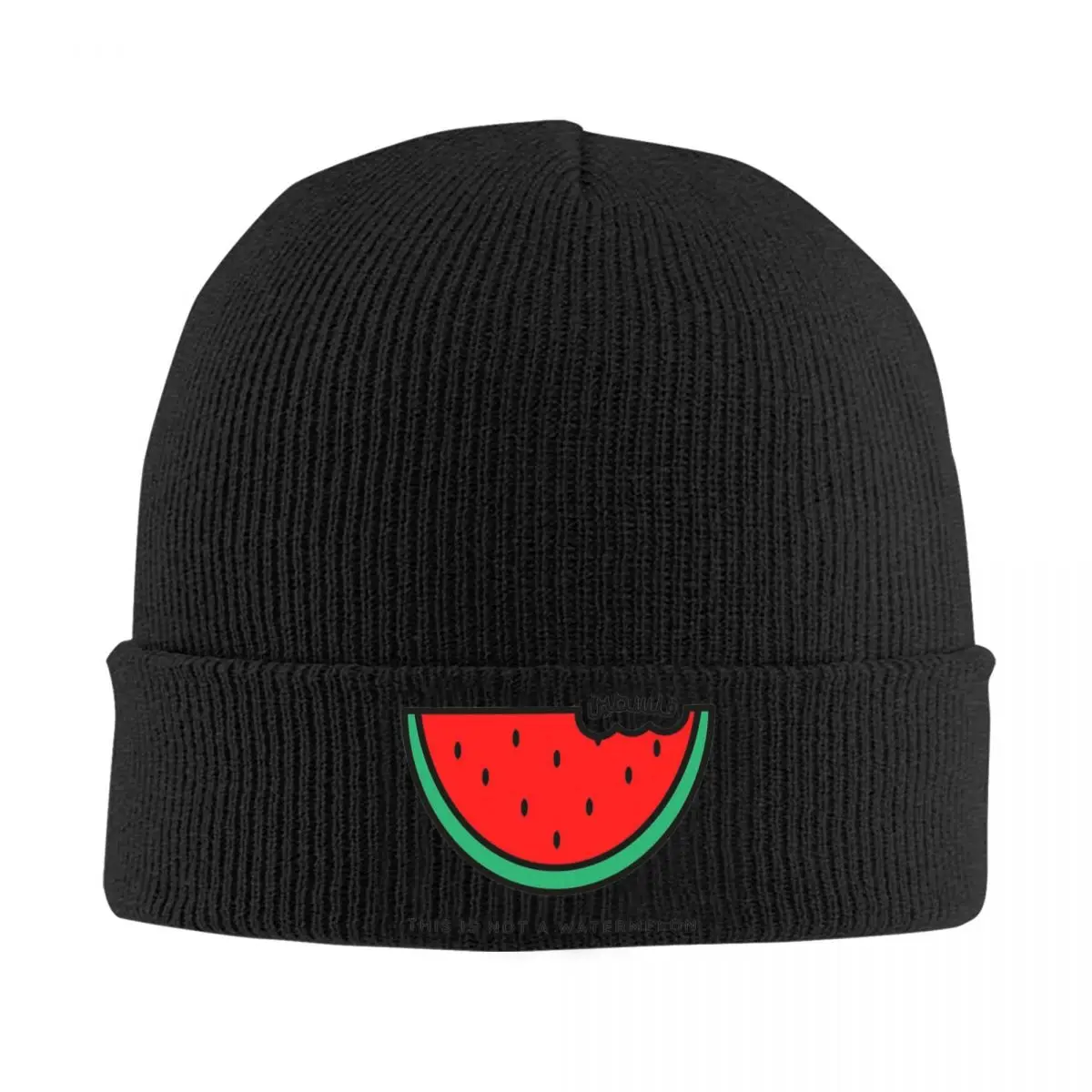 This Is Not A Watermelon Collection Beanie Hats Knitted Hat Gym Head Wrap Men Women Caps Autumn Winter Vintage Bonnet Hats Gift