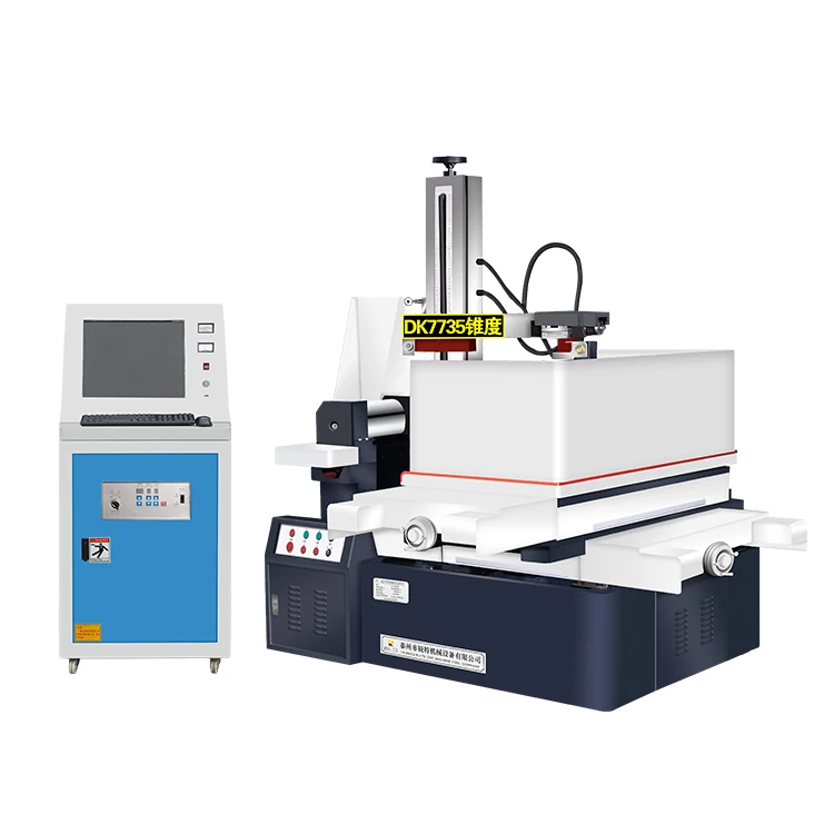DK7735 Fast Speed High Precision Wire Cut Wire EDM Machine With Edm Wire Cut Machine Automatic