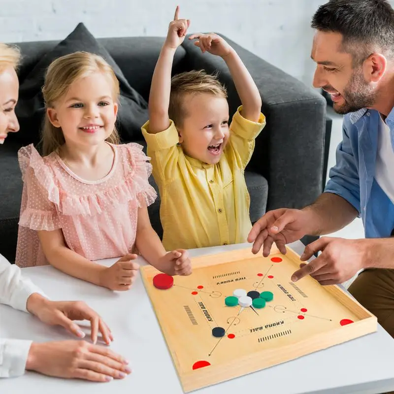 Carrom gioco di scacchi giochi di scacchi giocattoli interattivi Carrom scacchiera Set gioco tattico Puzzle in legno giochi da tavolo giochi da