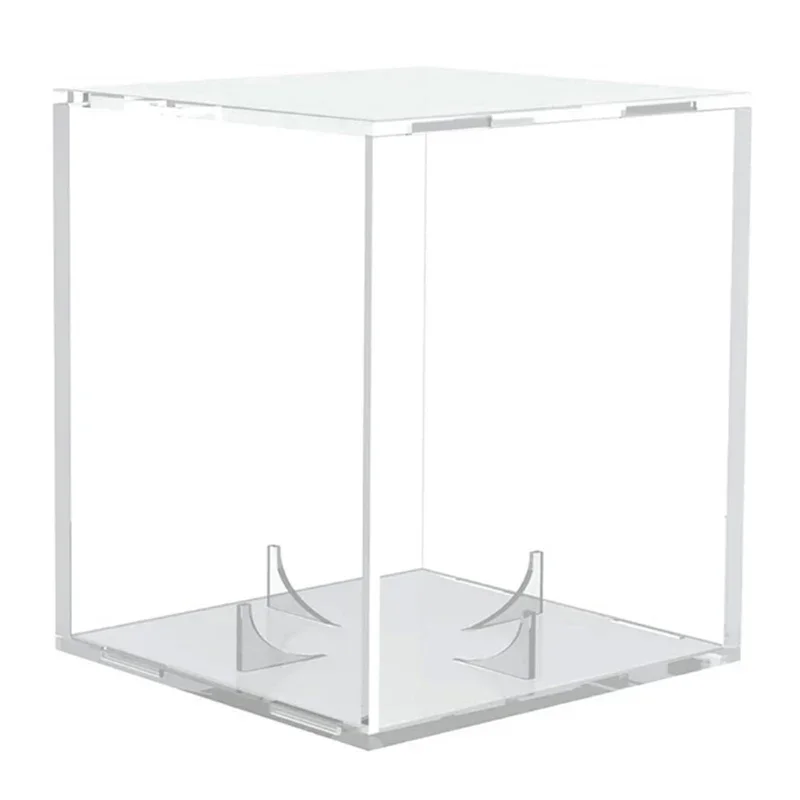 1pc Baseball Acrylic Box Acrylic 80*80*80 Transparent Baseball Storage Collecting Box