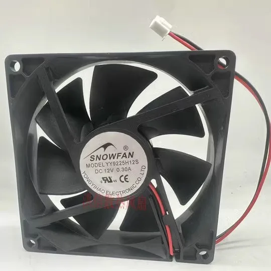 

SNOWFAN YY9225H12S DC 12V 0.30A 90x90x25mm 2-Wire Server Cooling Fan