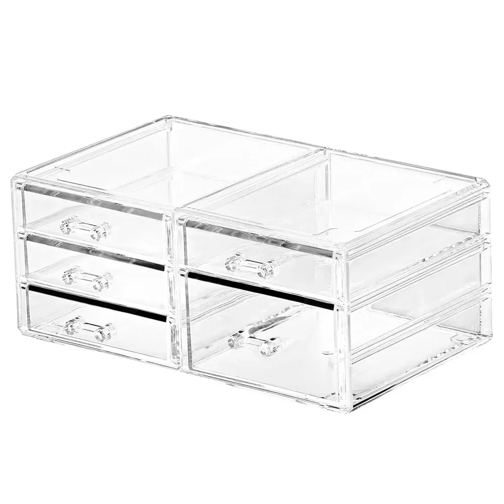 

Office Desktop Storage Box,Rectangular Desktop Drawers, Makeup Storage,Containers Bins With Drawers Desk Organization Pull Out