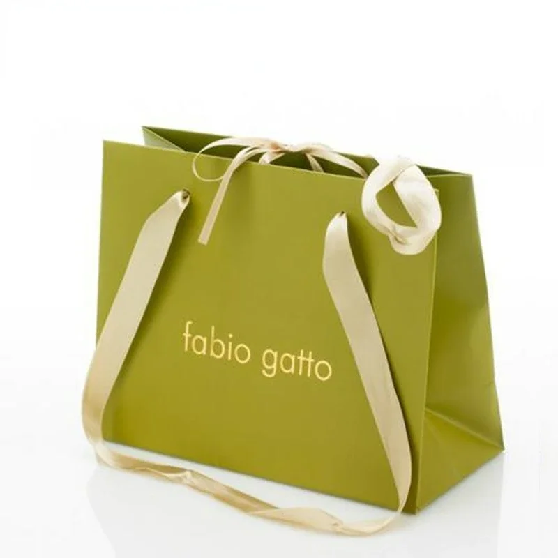 

Custom Jewelry Paper Bag Custom Packaging Bag With Logo printing brand logo shopping bags