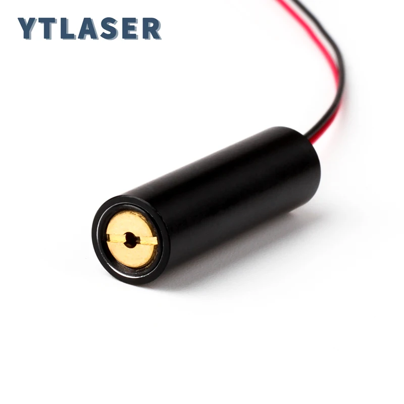 Glass Lens D10x35mm 520nm Green Line/Cross Line Laser Diode Module 5mW-80mW Industrial Grade APC Driver for Wood Positioning