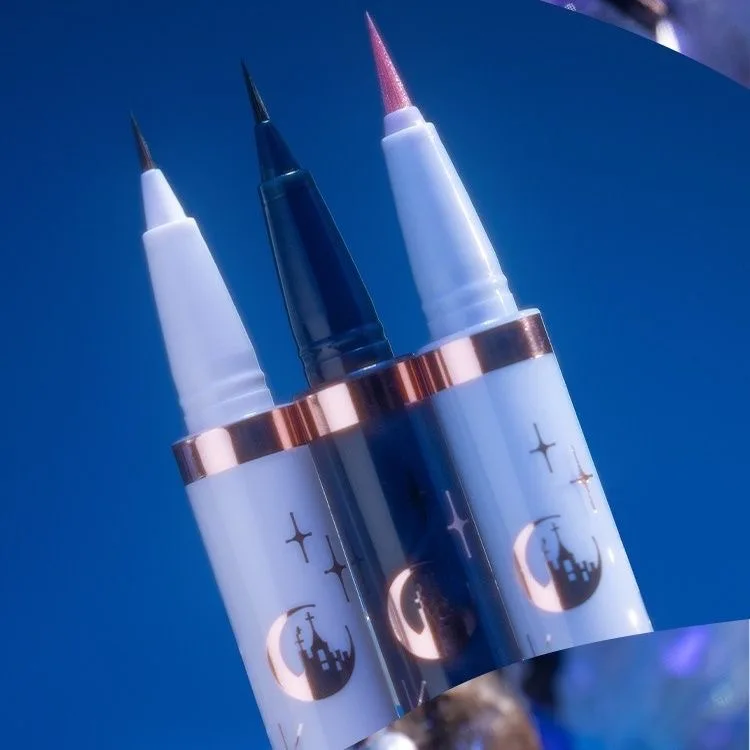 Flower Knows Moonlight Mermaid Eyeliner Pencil Liquid Fine Pen Waterproof Sweat Resistant