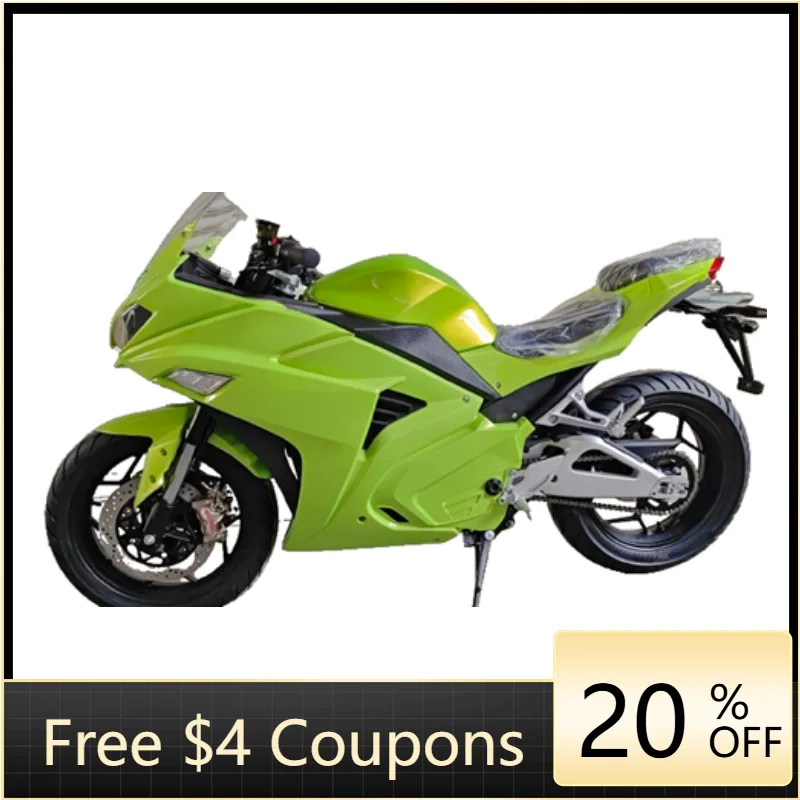 YzhgbElectric motorcycle 5000 watts motor 72v120ah lithium battery 120 km/h maximum speed racing electric motorcycle