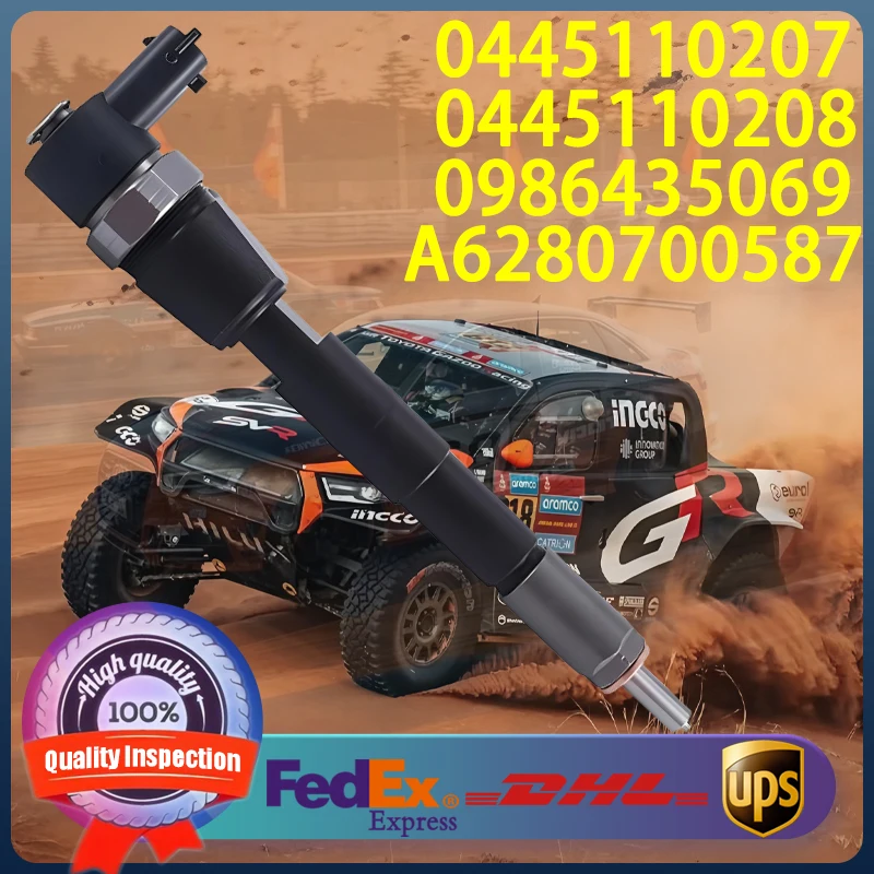 

0445110207 0445110208 0986435069 A6280700587 Common Rail Injector For Mercedes-Benz Serie G Serie E Serie S Serie M 400 Engine