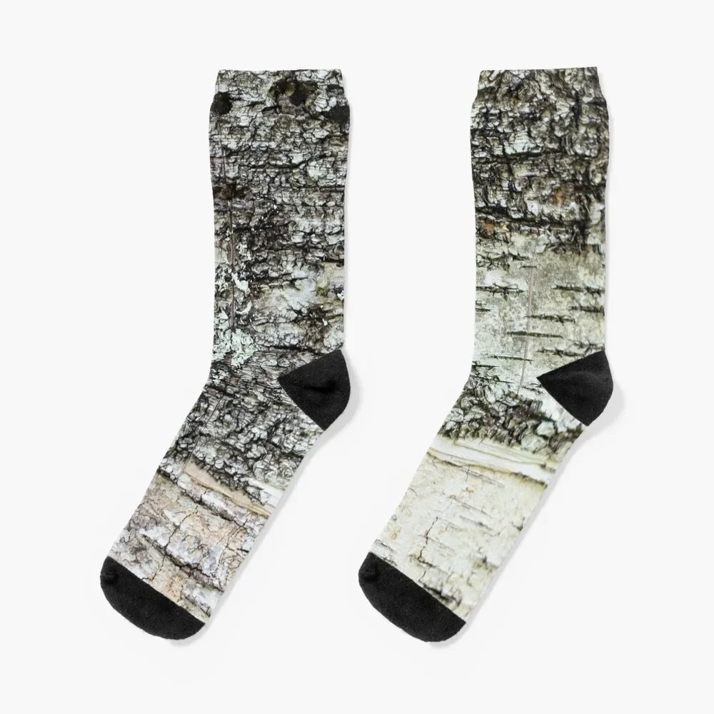 Birch Bark Socks funny gifts luxe sport Socks For Men Women's