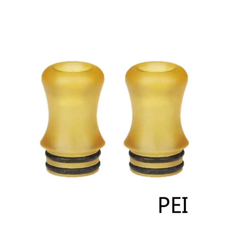 2PCS 510 Drip Tip PEI / POM / Stainless Steel Mouthpiece for VapeFly Holic MTL Galaxies MTL/Kayfun Lite 2019 MTL straw joint