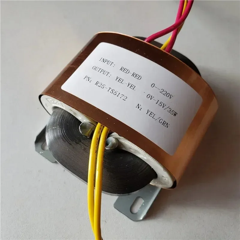 

R Core Transformer 30W 15V R Type Transformers R25 220V To 15V 2A Custom Copper Shield DAC For Power Supply Audio Amplifier