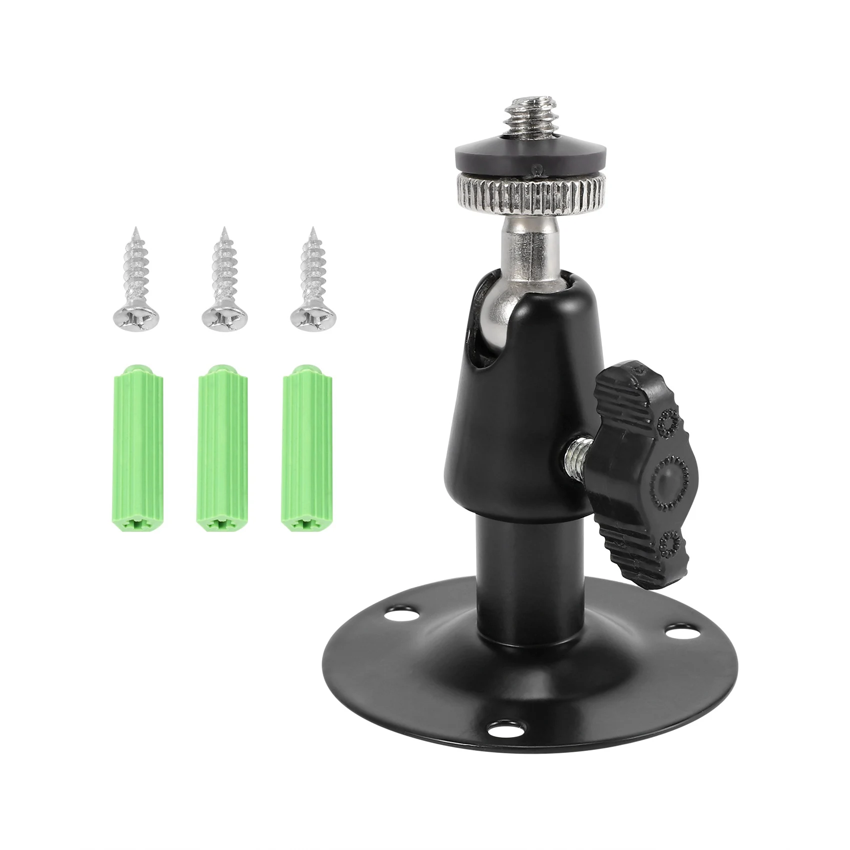 A03V Настенное крепление черное Металлическое настенное крепление для камеры наблюдения 7,62 см