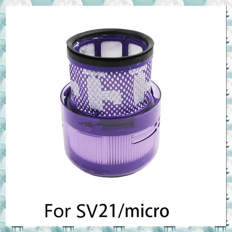 

Caci For Dyson SV21 MICRO Double Roller Brush+SV21 Filter+Switch Lock Kit Vacuum Head Replace Soft Roller Cleaner Head