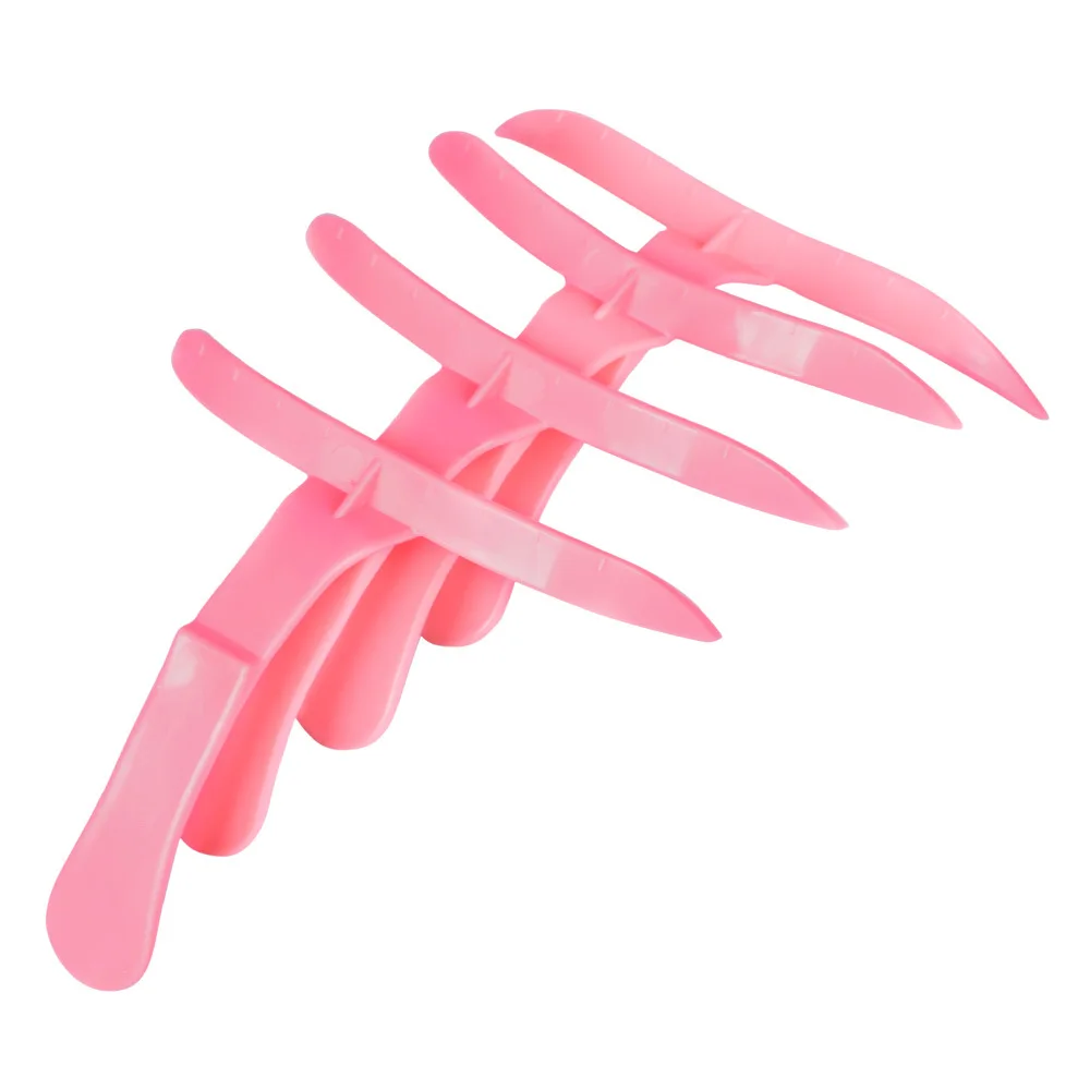 4PCS high-quality pink brush eyebrow card Korean style cs eyebrow design with a straight line eyebrow pattern