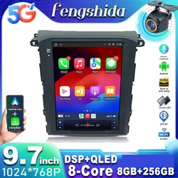 Car Radio For Subaru XV Forester 2018-2021 Bluetooth Android 14 Multimedia Navigation Player Carplay QLED WIFI BT No 2 din DVD