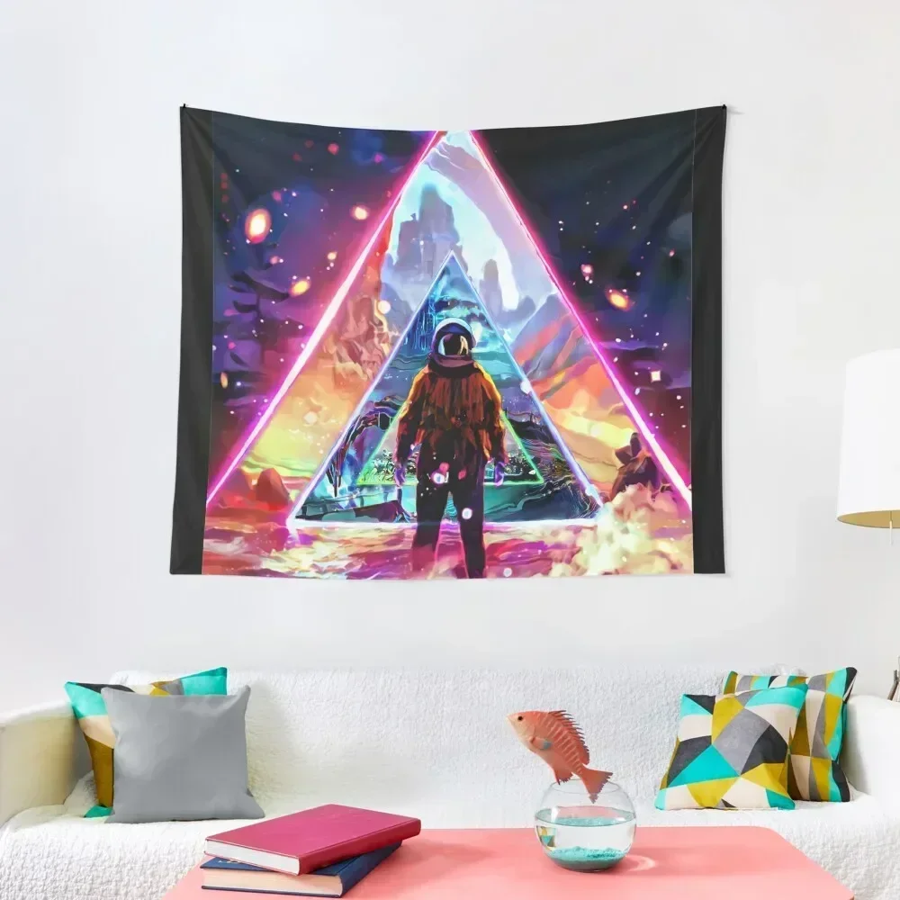 

Cosmic Triangle Travel Tapestry Wallpapers Home Decor Wall Decor Tapestry