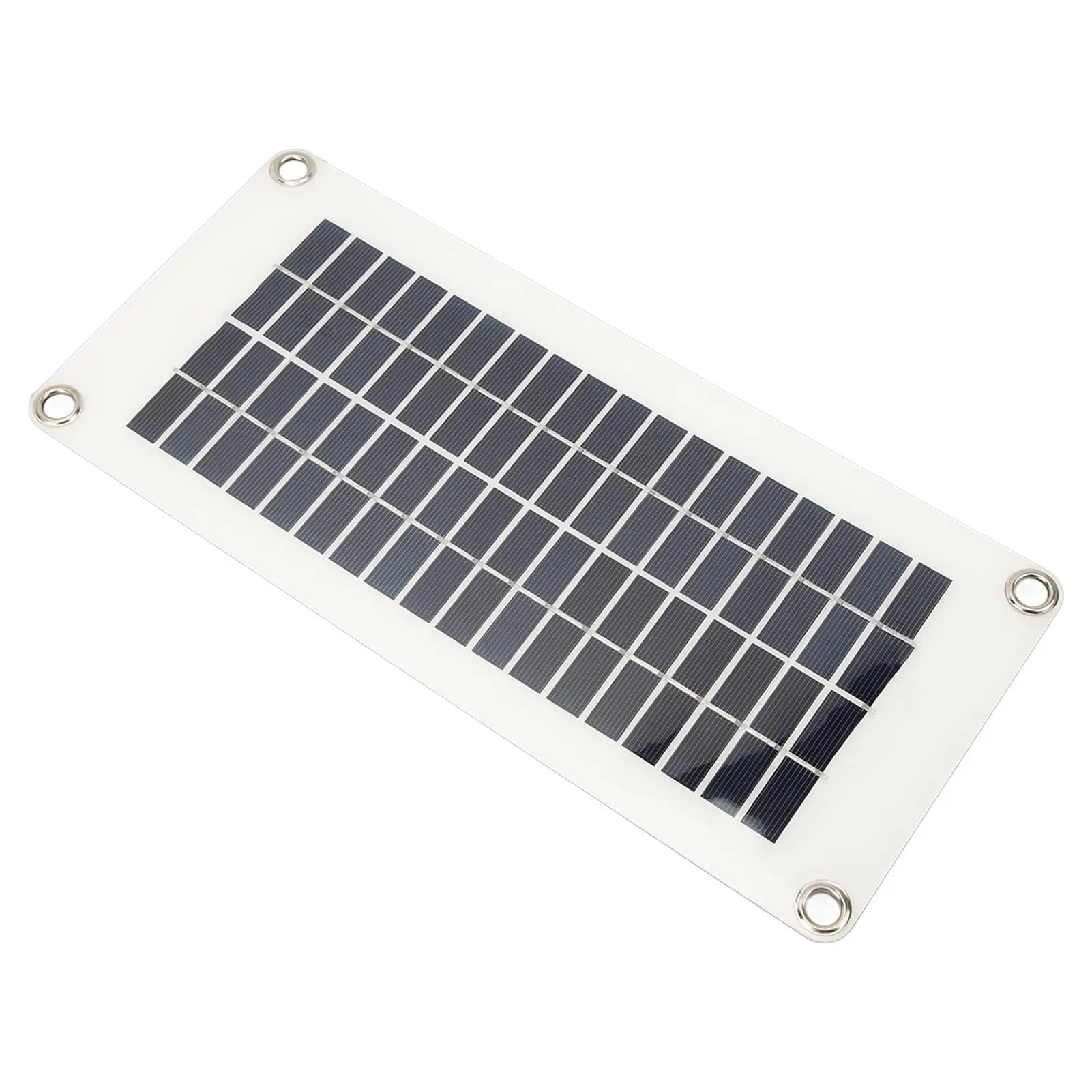 Solar Battery Panel 30W Polysilicon PET Anti Short Circuit Safe To Use RV Solar Panel Kit Overvoltage Proof for car